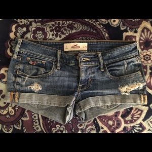 Hollister jean shorts